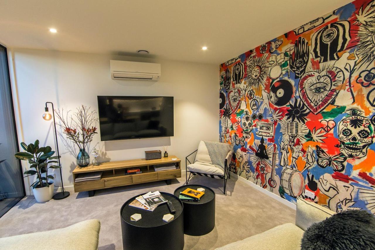 Funk In The City - Luxury Laneway Apartment With Single Garage Christchurch Exterior foto